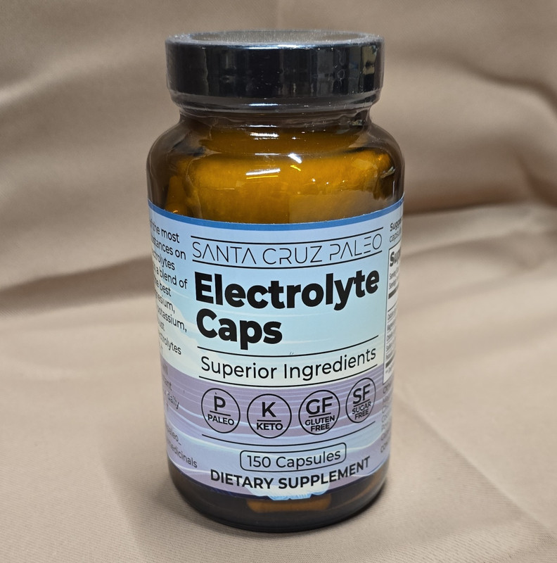 Santa Cruz Paleo Electrolyte Caps 150 Capsules Electrolyte Balance, GF SF