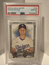 2025 Topps Allen & Ginter - Shohei Ohtani #132 La Dodgers PSA Gem Mint 10