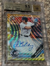 2019 Bowman Chrome JJ Bleday 1st Rookie Auto Gold Wave Refractor  /50 BGS 9.5 10