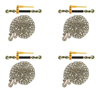 (4) 5/16 x 3/8 Peerless QuikBinder H5125-0658 (4) 5/16'' x 20' G70 Chain
