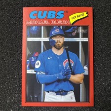 Michael Busch Red BORDER 2026 Topps Heritage #305