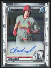 Chandler Redmond 2020 Bowman Chrome Auto #CPA-CR St. Louis Cardinals