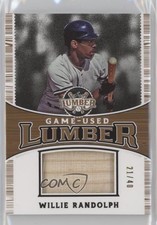 2024 Leaf Lumber Game Used Relics Bronze 21/40 Willie Randolph #GUL-99 0t2