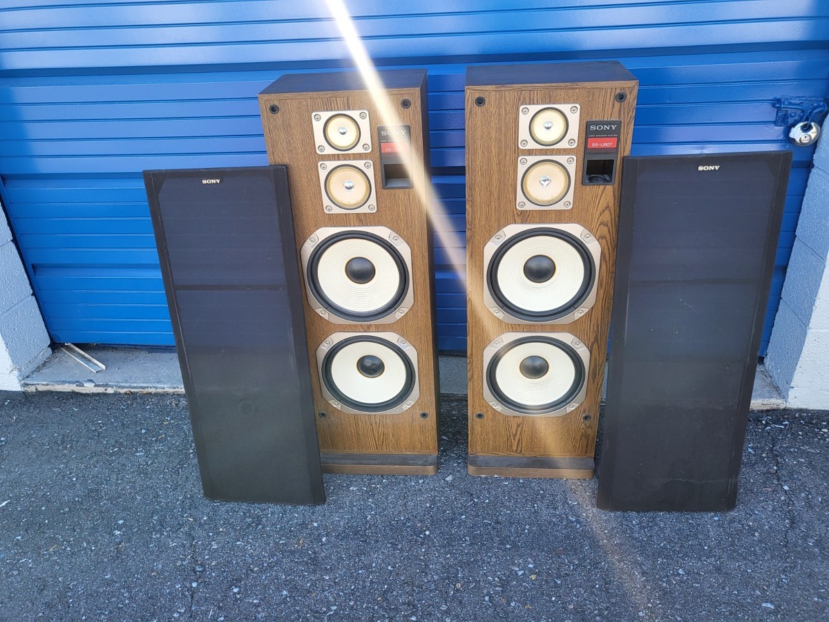 SONY SS-U807 3-Way Speakers USA Made. RARE! | eBay