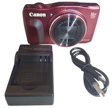 Excellent Condition Canon PowerShot SX710 HS Red 30x Optical Zoom Wi Fi Compatib