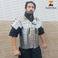 Roman Lorica Segmentata Plate Armor Mild Steel Historical Reenactment Costume