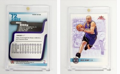 RARE SSP /10 DECADE EDITION PARALLEL 2003-04 Fleer Focus MIKE BIBBY SACRAMENTO 