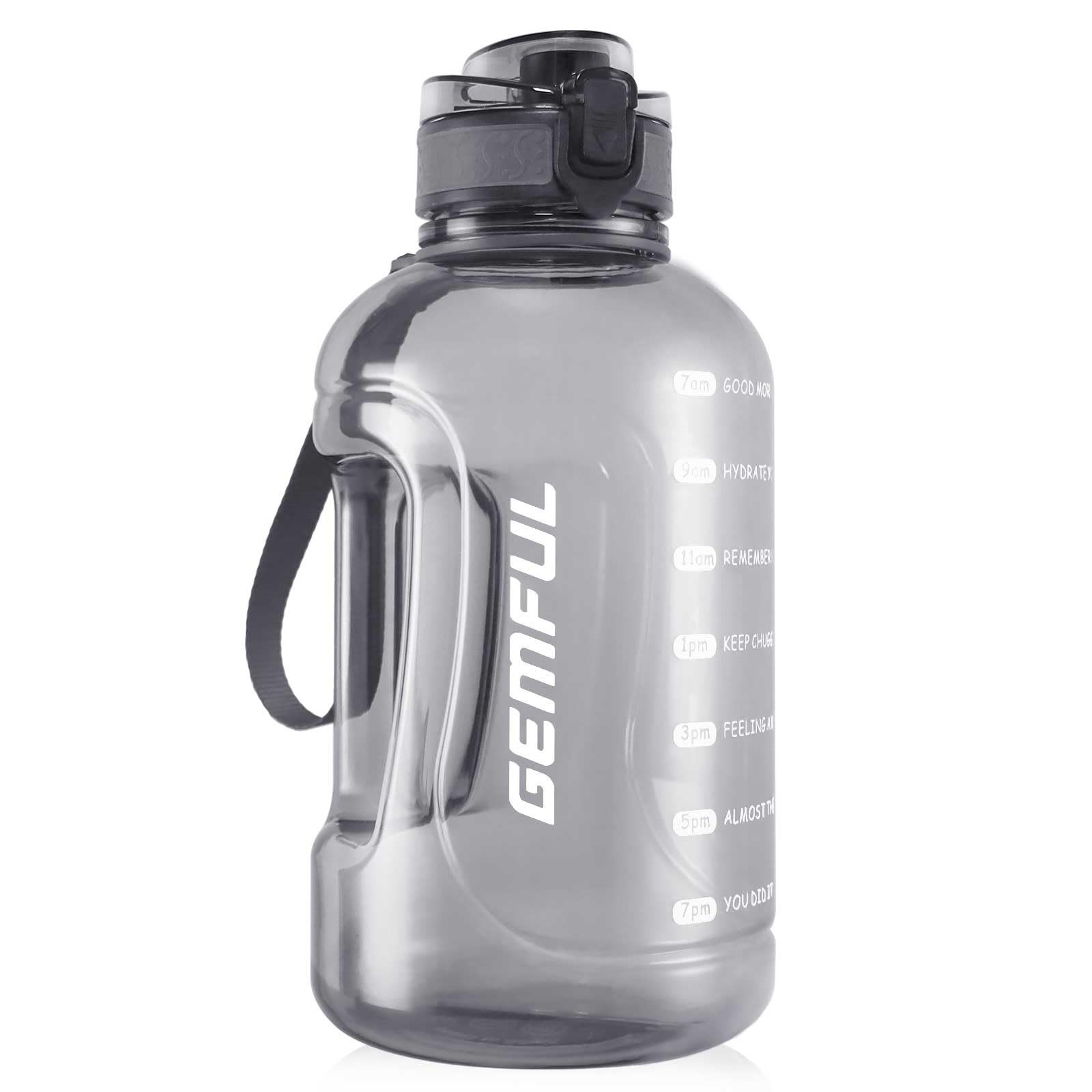 With Time Marker & Handle 64oz Large Motivational...