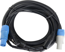 Stage PPD-5 Cavo Ibrido Powerplug/Dmx 10M (Ideale per Il Cablaggio Di Effetti Lu