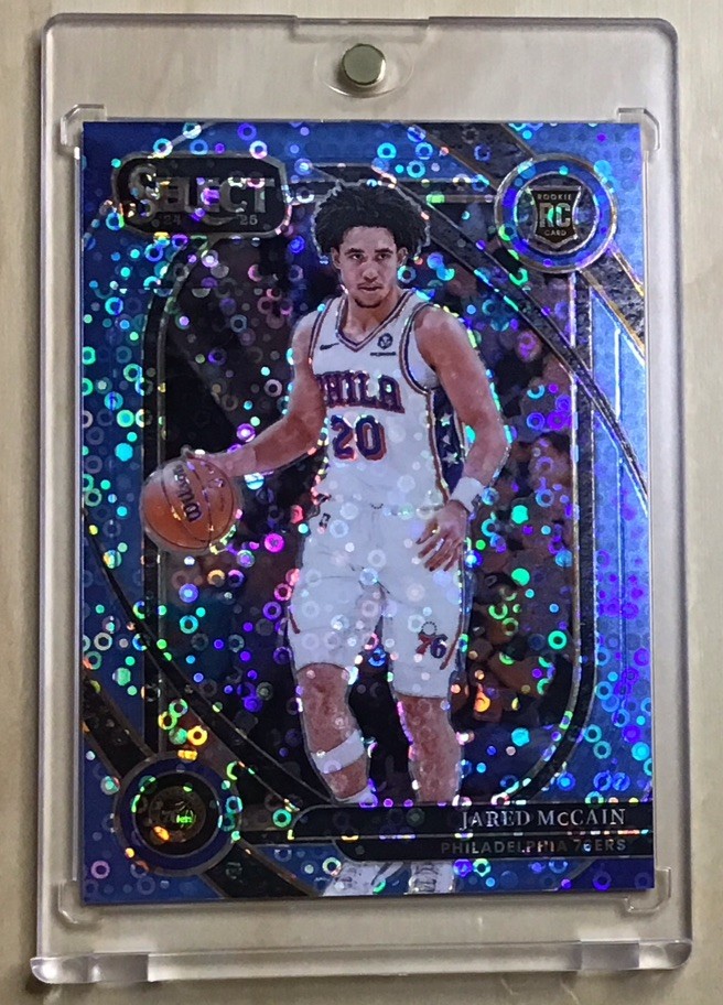 🔥2024 SELECT LIGHT BLUE DISCO PRIZM #283 JARED MCCAIN ROOKIE RC /99 COURTSIDE