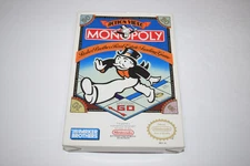 Monopoly Nintendo NES Video Game Complete w/ Poster in Box