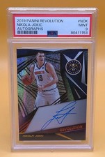Nikola Jokic 2019-20 Revolution Autographs On-Card Auto #NOK - PSA 9 MVP Nuggets