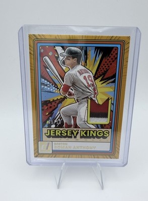 2026 Roman Anthony Donruss Gold Marvel Jersey Kings Tricolor Patch /10