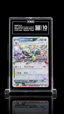 TAG 10 GEM MINT Umbreon EX Prismatic Evolutions Stamped #060/131