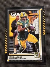 2025 Panini Donruss - Josh Jacobs #179 Press Proof Black /10 SSP