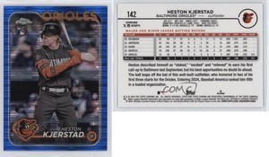 2024 Topps Chrome Blue Sonar Refractor /125 Heston Kjerstad #142 Rookie RC