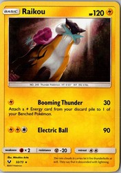 Raikou 32/73 Shining Legends Holo Rare