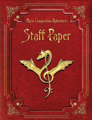 Staff Paper: Blank Music Manuscript Paper, 8.5 x 11, 100 pages plus a Guide to M