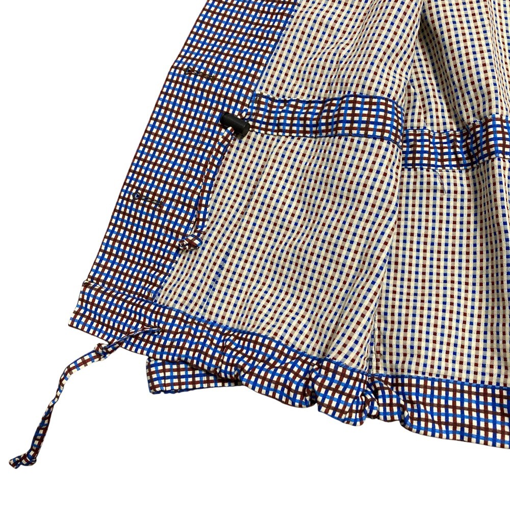 DRIES VAN NOTEN Check Pattern Jacket, Size 34, Bl… - image 5