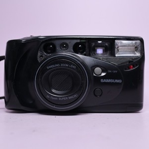 Samsung AF Zoom 777i 35mm Film Point And Shoot Camera Black Tested
