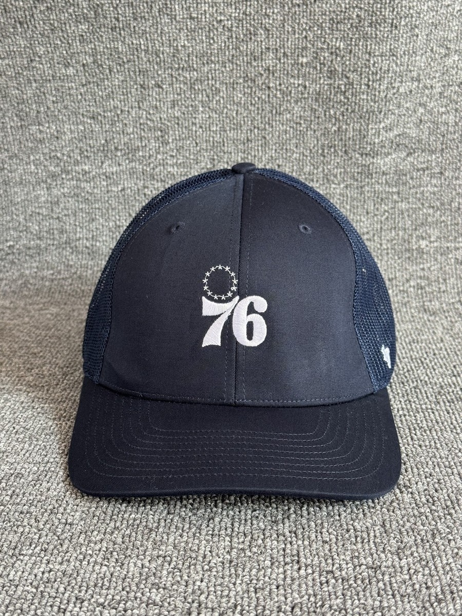 '47 Brand Philadelphia 76ers Trucker Snapback Navy One Size NBA Hat