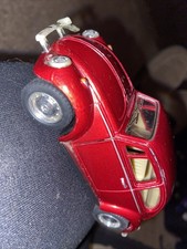 Volkswagen - VW - 1/32 scale Classic Beetle Diecast Metal Model - RED