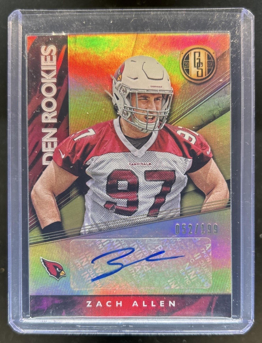 Zach Allen Panini Luminance Rookie Ink #ZA Gold