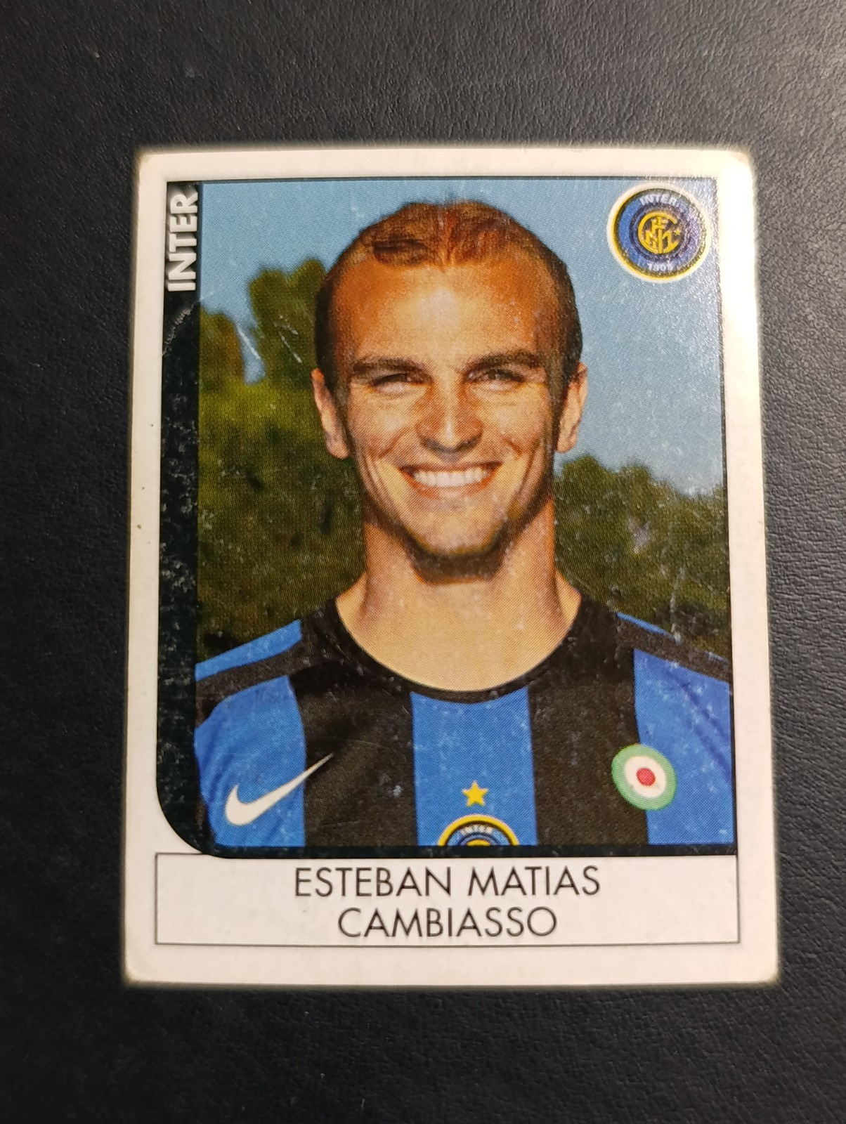 FIGURINA CALCIATORI PANINI 2005/06 INTER CAMBIASSO n 138 NUOVA CON VELINA