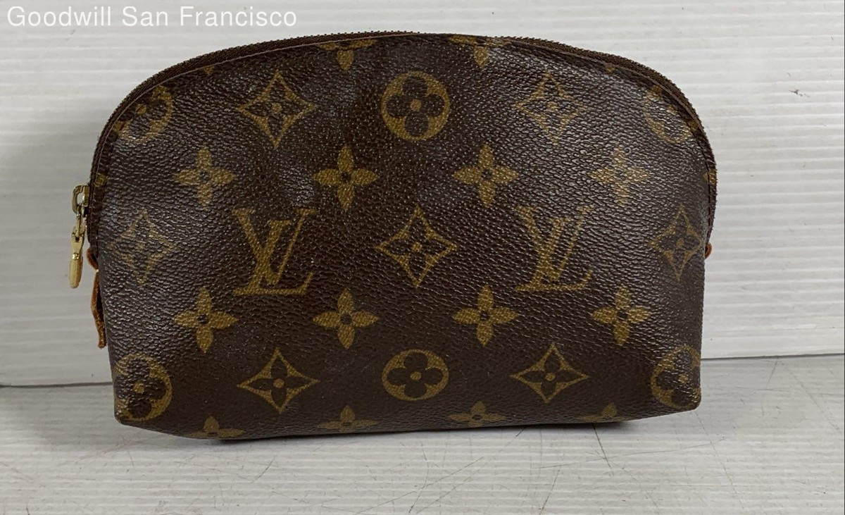 Entrupy Authenticated COA Louis Vuitton Pochette Brown Monogram
