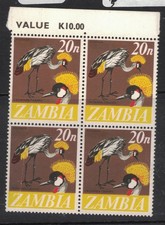 Zambia SG 126 Block of 4 MNH (1ftz)