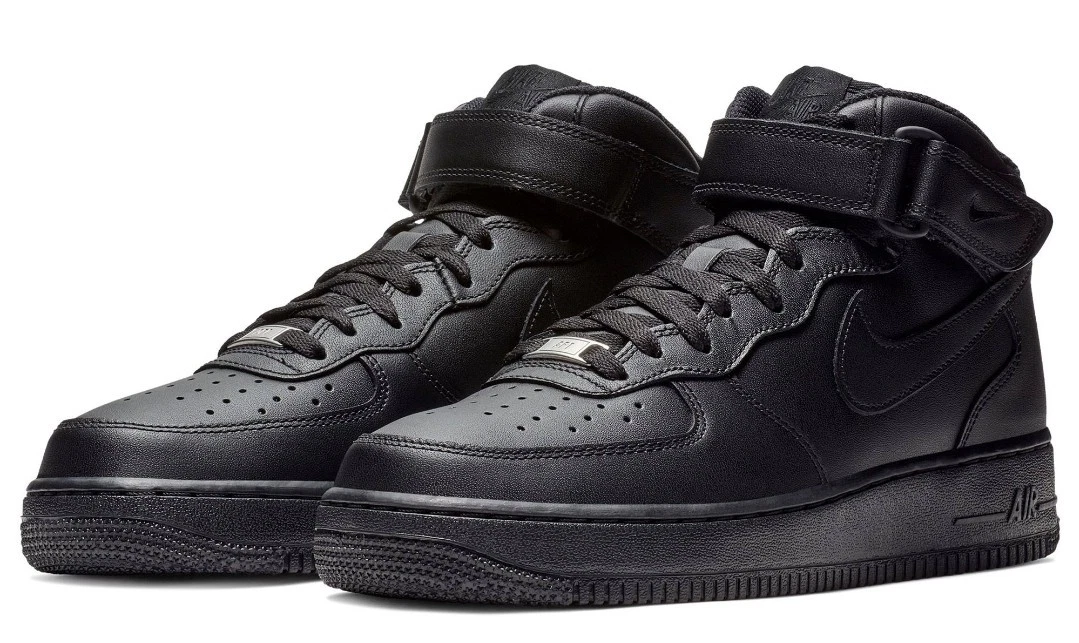 Nike Air Force 1 07 Mid Black for Sale | Authenticity Guaranteed