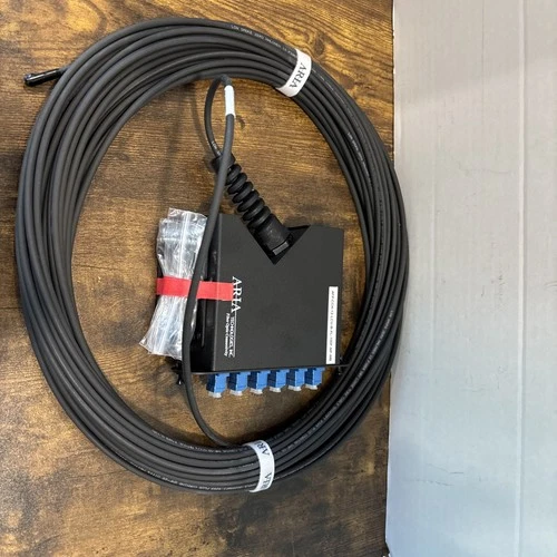 Aria CCH Fiber Patch Cassette, Loaded w/LCU 12 Fiber Pigtail 100Feet