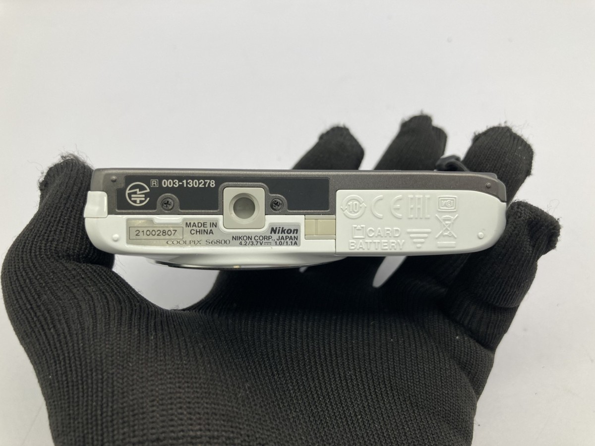 READ Excellent Nikon COOLPIX S6800 Compact Digital Camera White