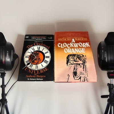 Kubrick A Clockwork Orange Burgess Set   Rare HC + 1978 First Edition Study Set