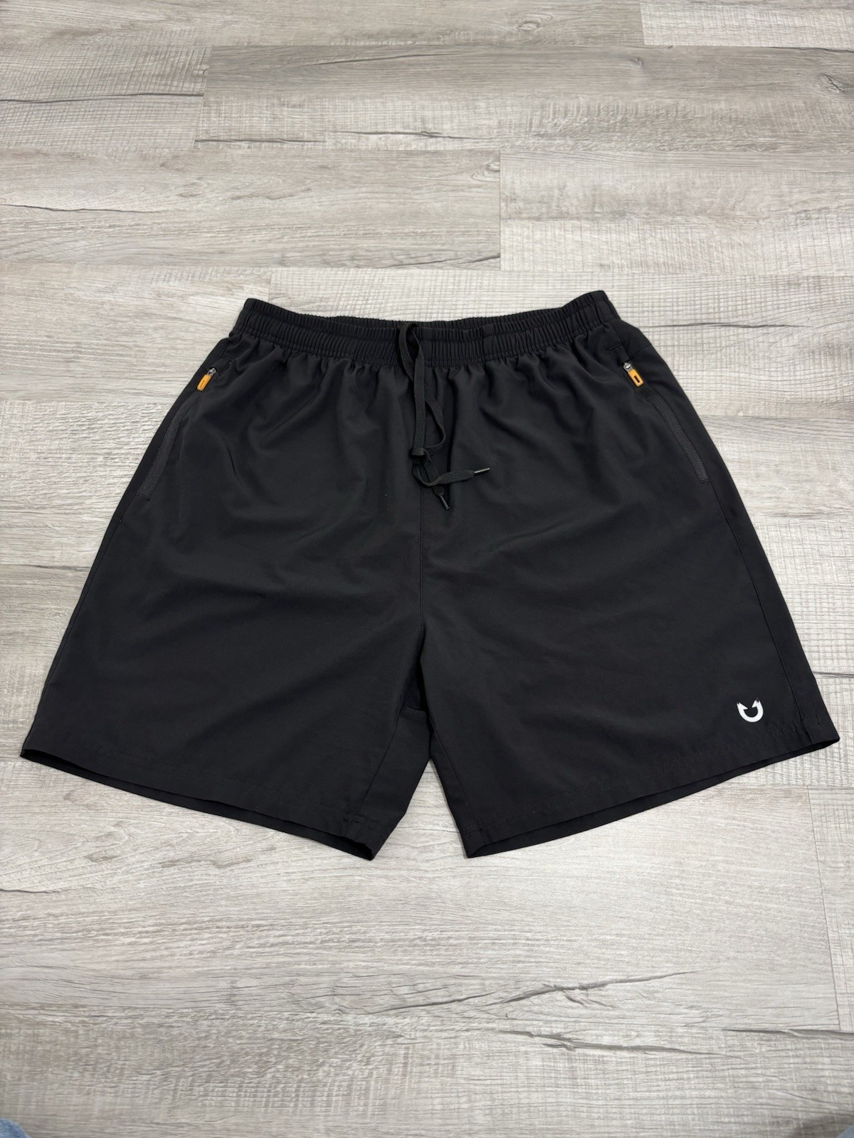 Northyard Mens Large Solid Black Jogging Shorts L… - image 1