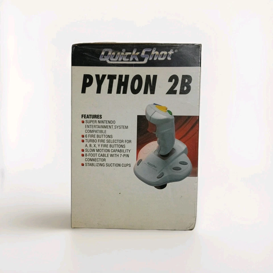 Quickshot Python 2B Joystick  Super Nintendo QS-197 Controller, Factory Sealed - Image 3 of 4