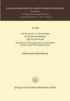 Herwart Opitz | Elektroerosive Bearbeitung | Taschenbuch | Deutsch | 40 S.