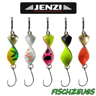 Jenzi Propeller Trout Spoon Forelle UV Spirelli Rotor Spinner Raubfisch 3,5g
