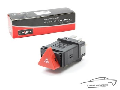 ORIGINAL MAXGEAR WARNBLINKSCHALTER WARNBLINKER FÜR VW LUPO POLO TRANSPORTER 4 T4