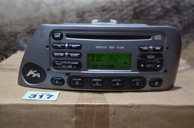 Genuine Ford KA 6000 CD RDS EON Stereo Radio Head Unit 98KP-18C815-CA With Code