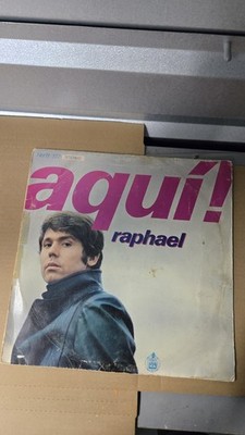 RAPHAEL ''Aqui    Vinyl LP!! rare foreign pressing/ Argentina/