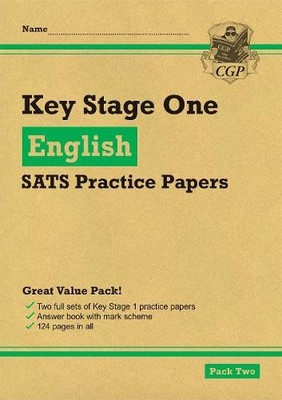 CGP Books KS1 English SATS Practice Papers: Pack 2 (for end of year  (Paperback)