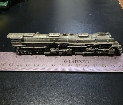 Vintage Royal Hudson Pewter Big Boy Locomotive - Franklin Mint 1985