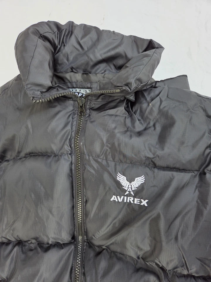 Chaqueta Avirex Para Hombre Mediana Puffer Parka con Capucha Abrigo Auténtico Súper Ligero Foto 3 de 4