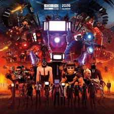 Carousel Calendars,  Skibidi Toilet 2026 Wall Calendar