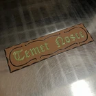 The Matrix Know Thyself 'Temet Nosce' Replica Sign Prop 3D Printed