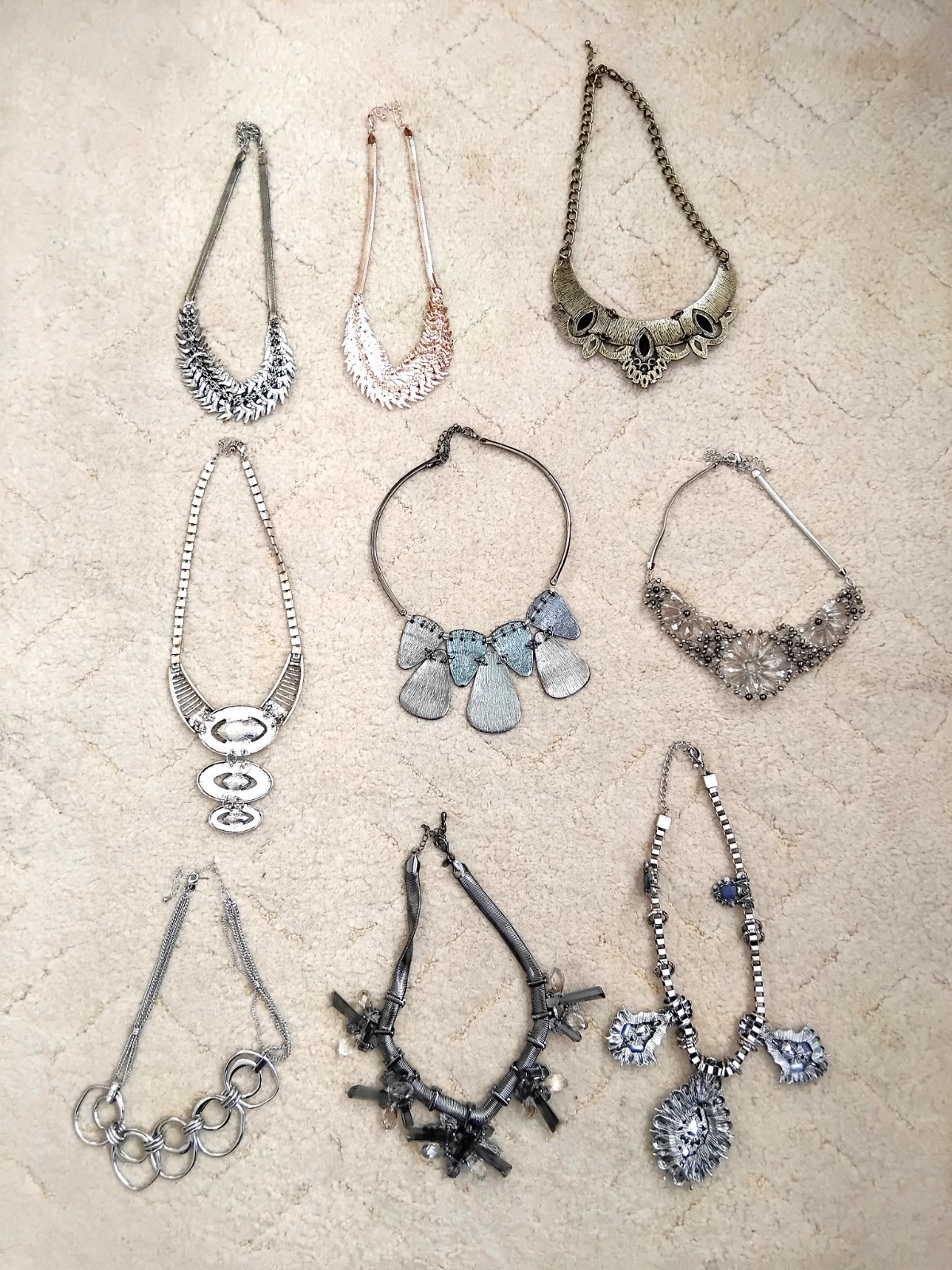 Ladies Statement Necklaces, 9 Bundle - Excellent … - image 10