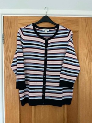 C J Banks 3/4 sleeve cardigan size X (approx 20)