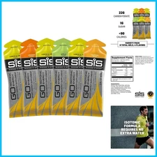 Fast-Acting SiS GO Isotonic Energy Gels – Citrus Variety, Low Sugar Formula