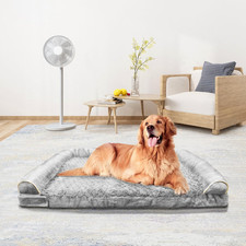 Extra Large Orthopedic Dog Bed with Memory Foam, Waterproof & Washable Cover